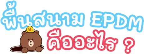 พื้นสนาม EPDM คืออะไร ?